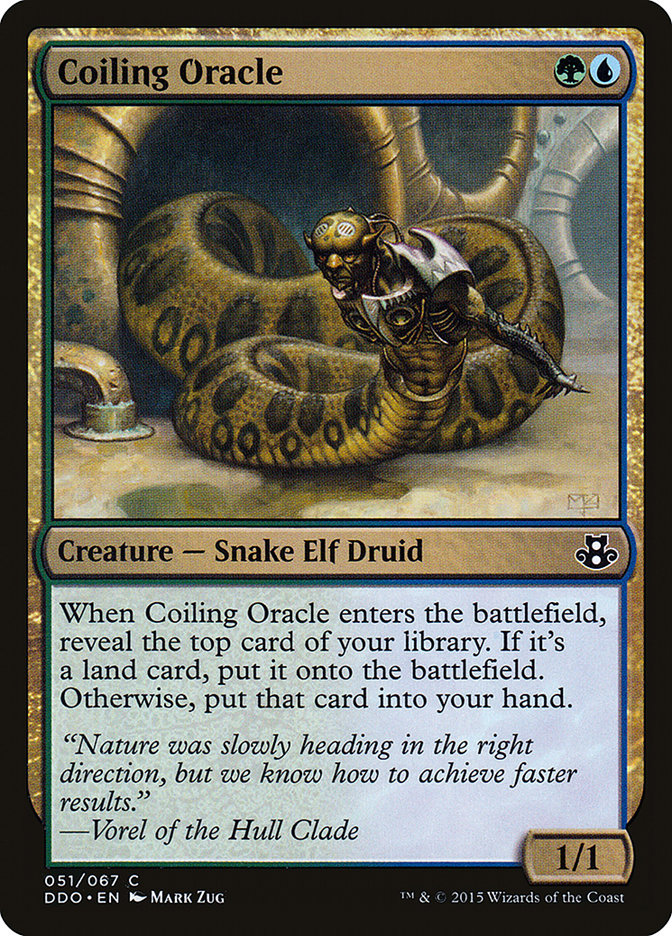 Coiling Oracle [Duel Decks: Elspeth vs. Kiora] | L.A. Mood Comics and Games