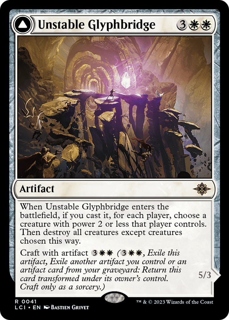 Unstable Glyphbridge // Sandswirl Wanderglyph [The Lost Caverns of Ixalan] | L.A. Mood Comics and Games