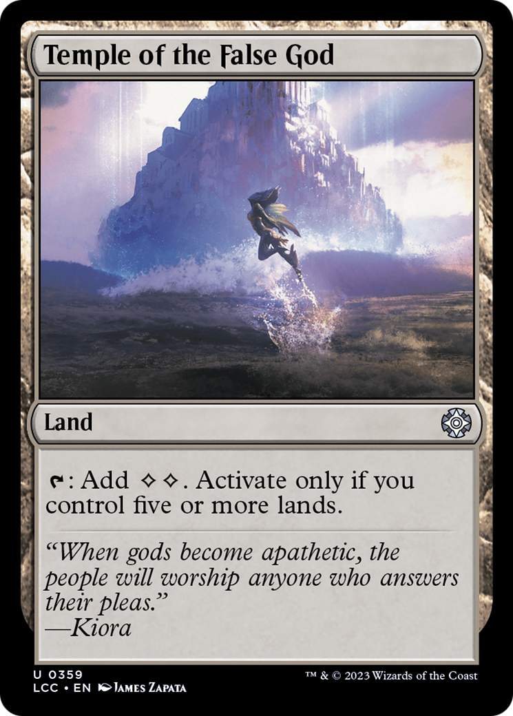 Temple of the False God [The Lost Caverns of Ixalan Commander] | L.A. Mood Comics and Games