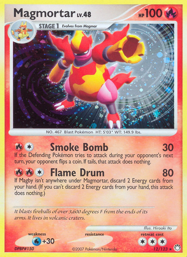 Magmortar (12/123) [Diamond & Pearl: Mysterious Treasures] | L.A. Mood Comics and Games