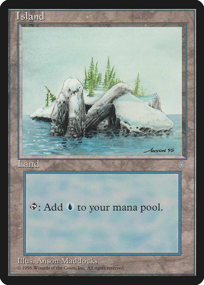 Island (Signature on Right) [Ice Age] | L.A. Mood Comics and Games