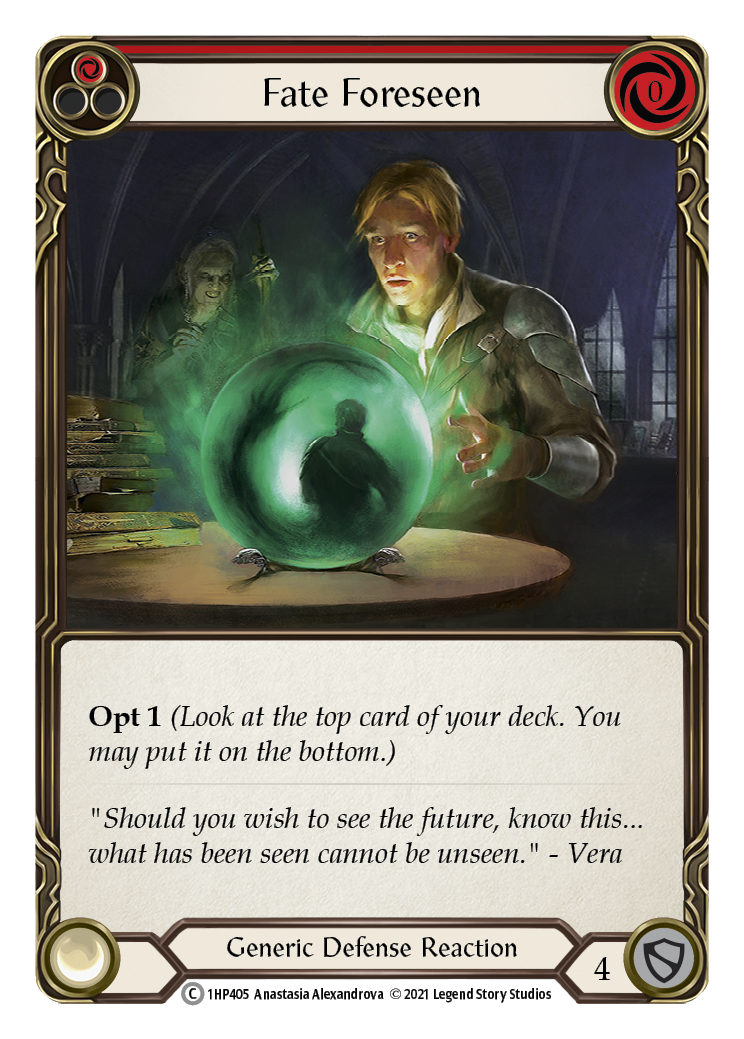 Fate Foreseen (Red) [1HP405] (History Pack 1) | L.A. Mood Comics and Games