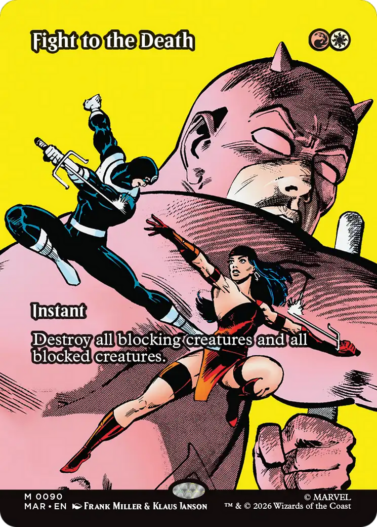 Fight to the Death (Borderless) [Marvel Universe: Eternal-Legal] | L.A. Mood Comics and Games