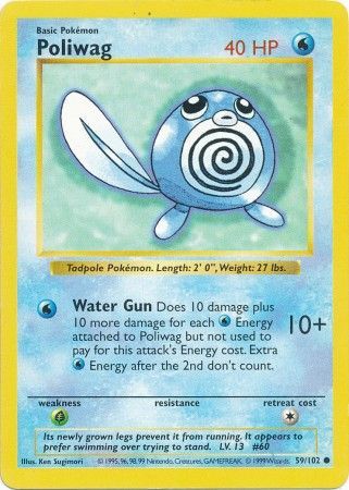 Poliwag (59/102) [Base Set Shadowless Unlimited] | L.A. Mood Comics and Games