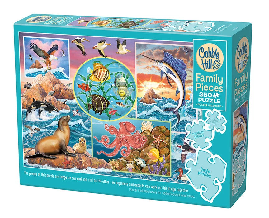 Ocean Magic Family Puzzle Pieces 350 | L.A. Mood Comics and Games