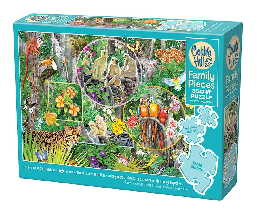 Rainforest Magic Family Puzzle Pieces 350 | L.A. Mood Comics and Games