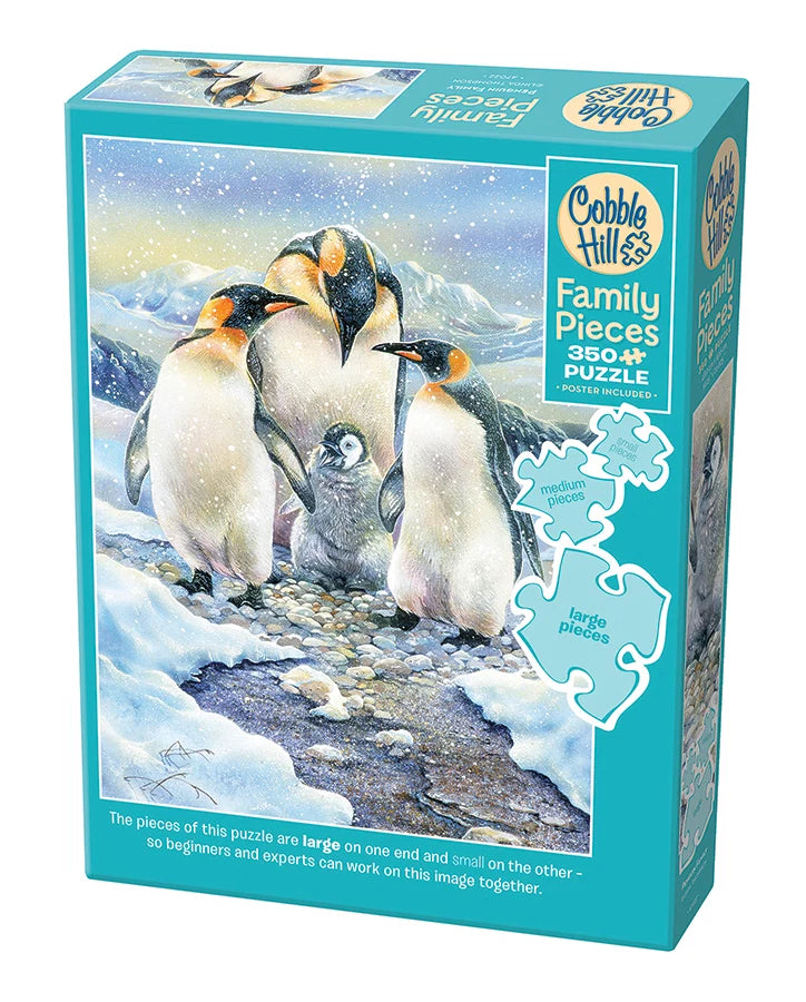 Family Puzzle 350pc Penguin Family | L.A. Mood Comics and Games