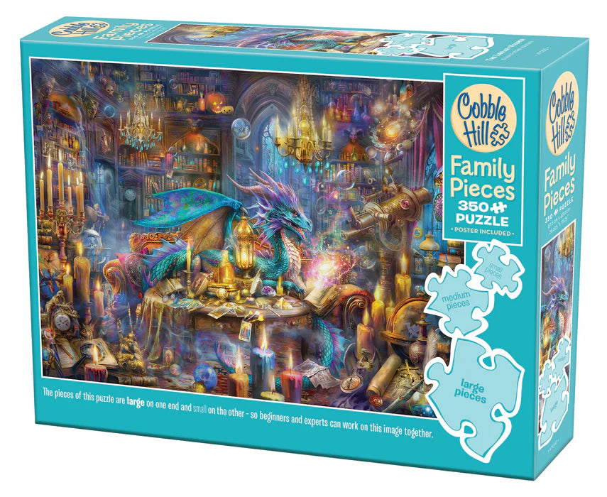 Puzzle 350pc - The Library Keeper (Family Pieces) | L.A. Mood Comics and Games