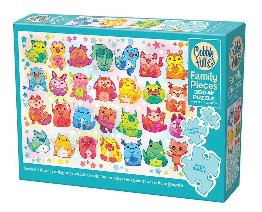 Little Monsters Family Puzzle 350 Pieces | L.A. Mood Comics and Games
