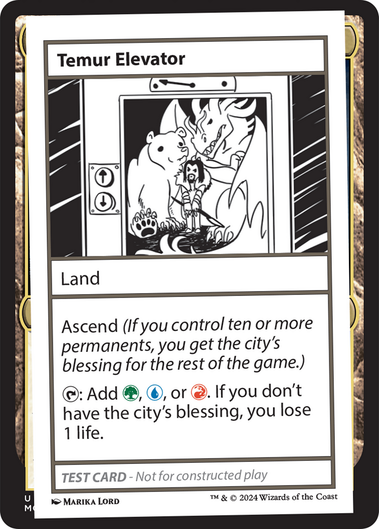 Temur Elevator [Mystery Booster 2 Playtest Cards] | L.A. Mood Comics and Games