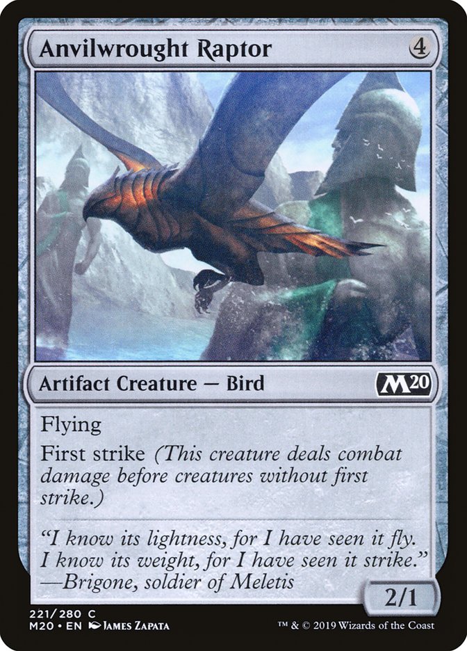Anvilwrought Raptor [Core Set 2020] | L.A. Mood Comics and Games