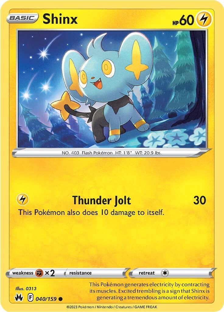 Shinx (040/159) (40) [Sword & Shield: Crown Zenith] | L.A. Mood Comics and Games