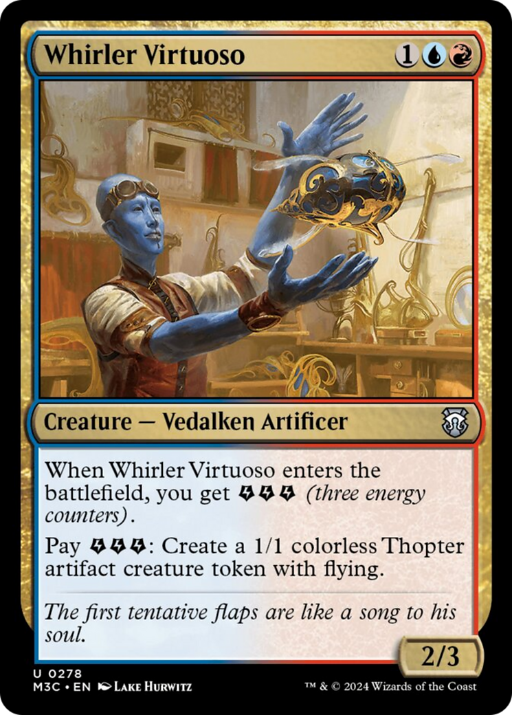 Whirler Virtuoso (Ripple Foil) [Modern Horizons 3 Commander] | L.A. Mood Comics and Games