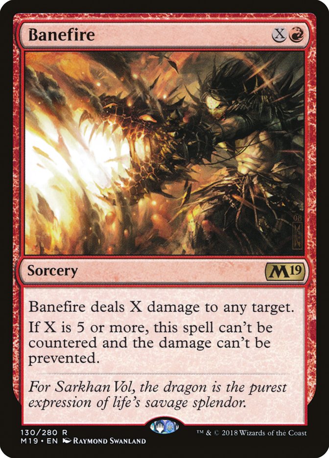 Banefire [Core Set 2019] | L.A. Mood Comics and Games