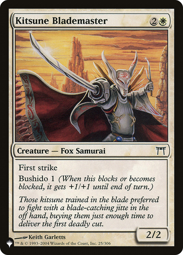 Kitsune Blademaster [The List] | L.A. Mood Comics and Games