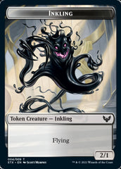 Inkling // Spirit Double-Sided Token [Strixhaven: School of Mages Tokens] | L.A. Mood Comics and Games