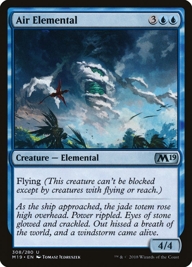 Air Elemental [Core Set 2019] | L.A. Mood Comics and Games