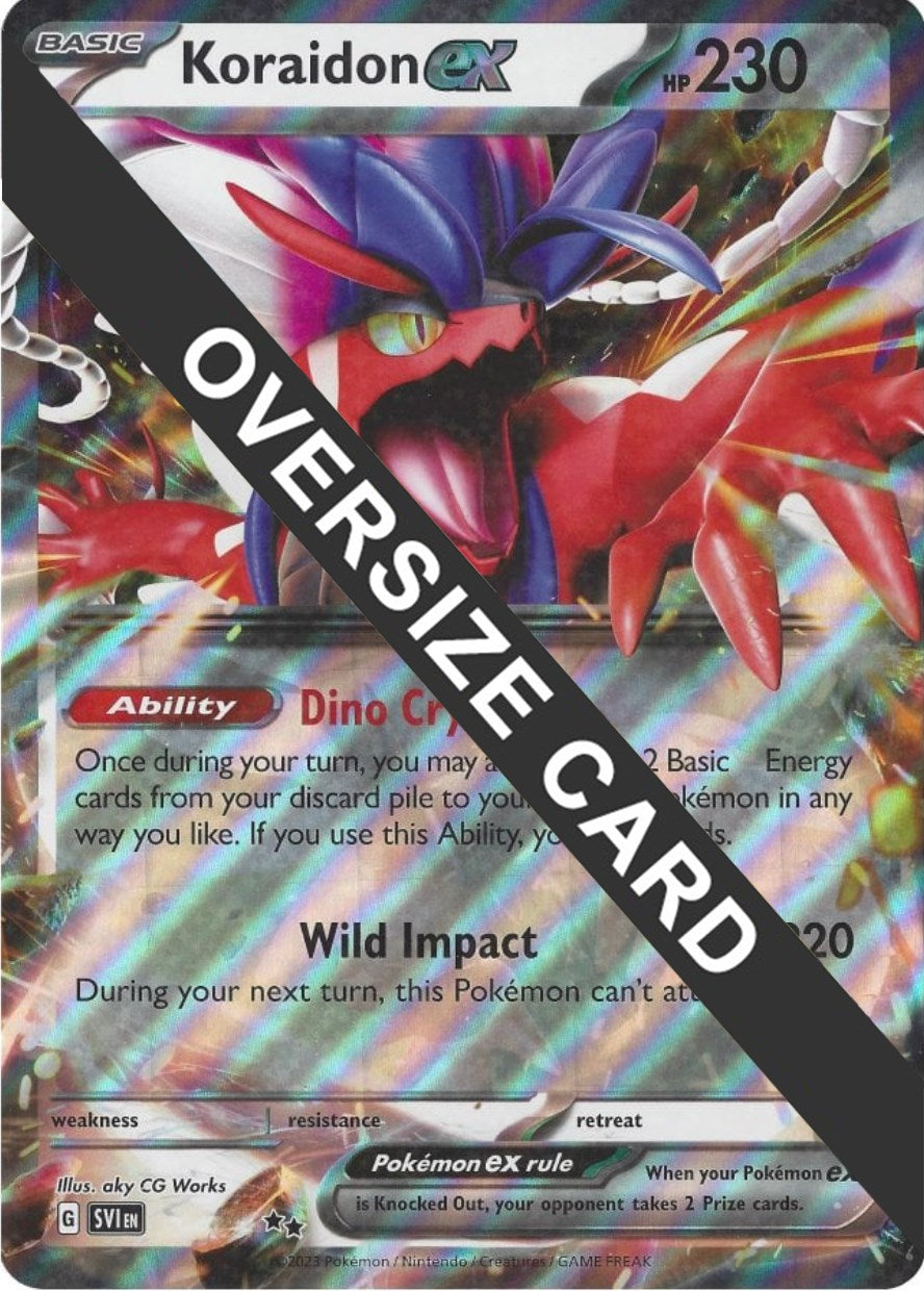 Koraidon ex (125/198) (Jumbo Card) [Scarlet & Violet: Base Set] | L.A. Mood Comics and Games