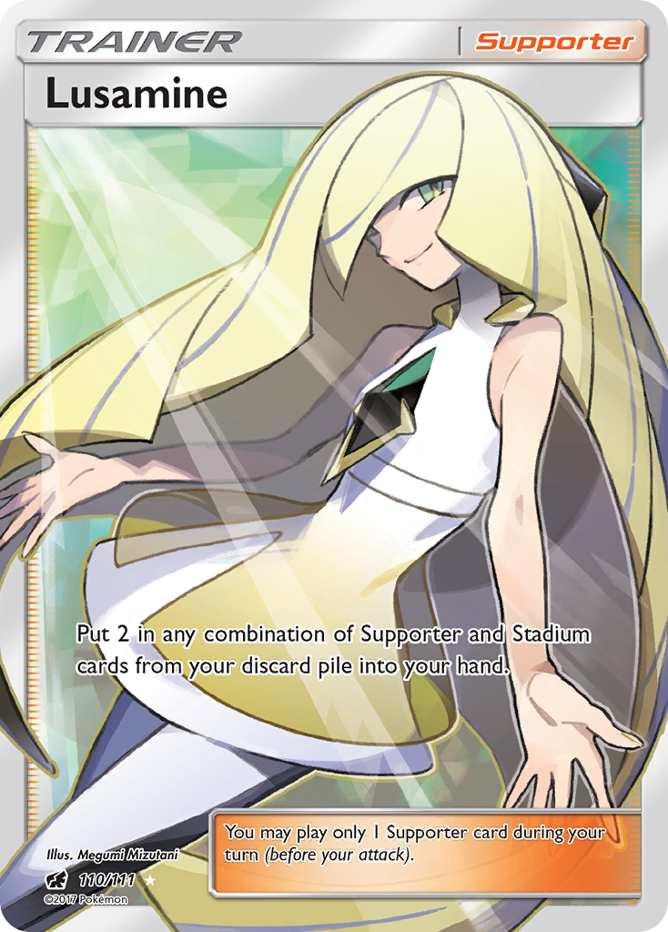 Lusamine (110/111) [Sun & Moon: Crimson Invasion] | L.A. Mood Comics and Games