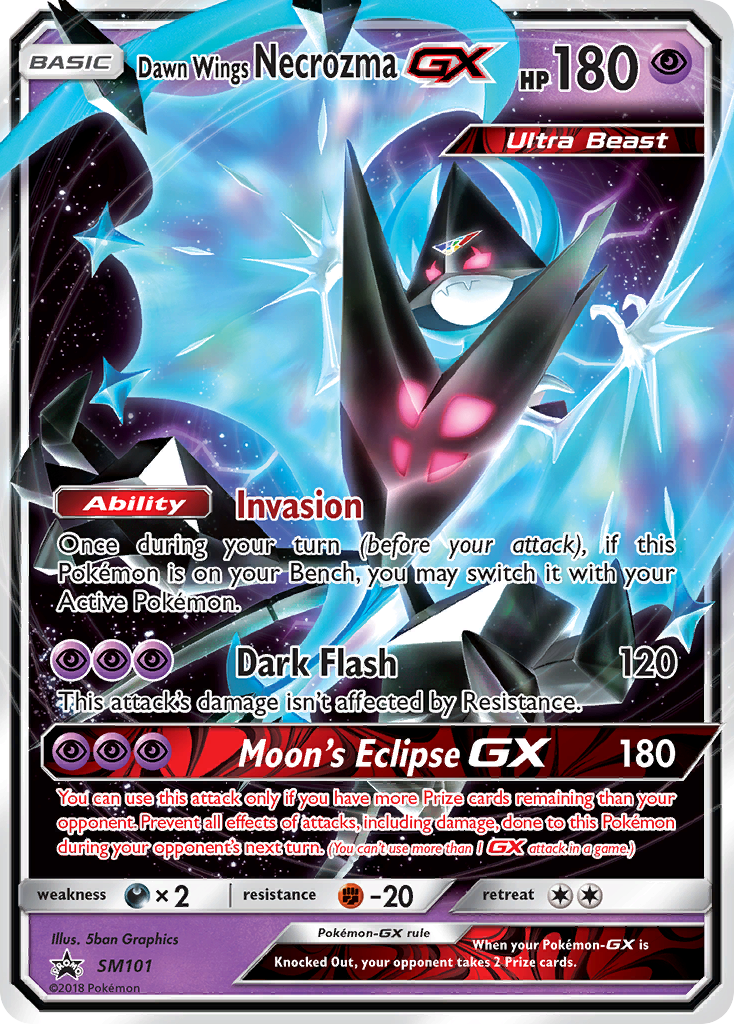 Dawn Wings Necrozma GX (SM101) [Sun & Moon: Black Star Promos] | L.A. Mood Comics and Games