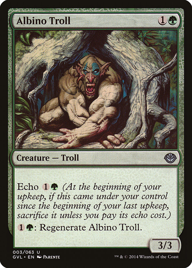 Albino Troll (Garruk vs. Liliana) [Duel Decks Anthology] | L.A. Mood Comics and Games