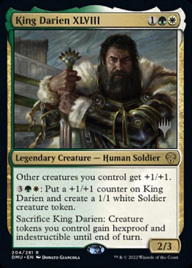King Darien XLVIII (Promo Pack) [Dominaria United Promos] | L.A. Mood Comics and Games