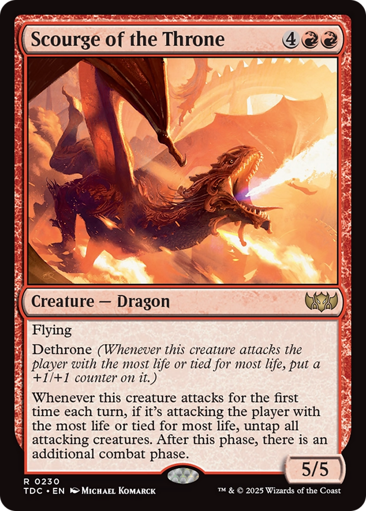Scourge of the Throne [Tarkir: Dragonstorm Commander] | L.A. Mood Comics and Games