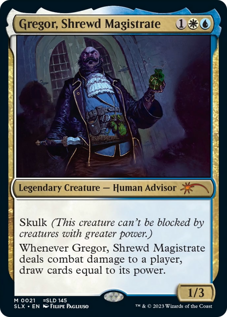 Gregor, Shrewd Magistrate [Secret Lair: Universes Within] | L.A. Mood Comics and Games