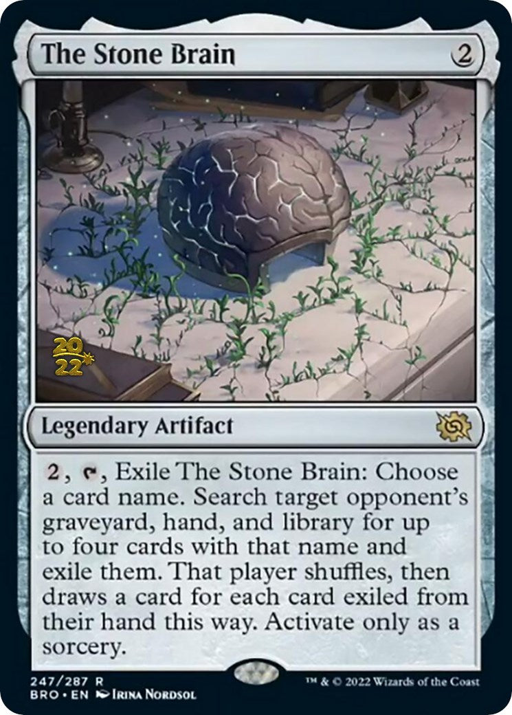 The Stone Brain [The Brothers' War Prerelease Promos] | L.A. Mood Comics and Games