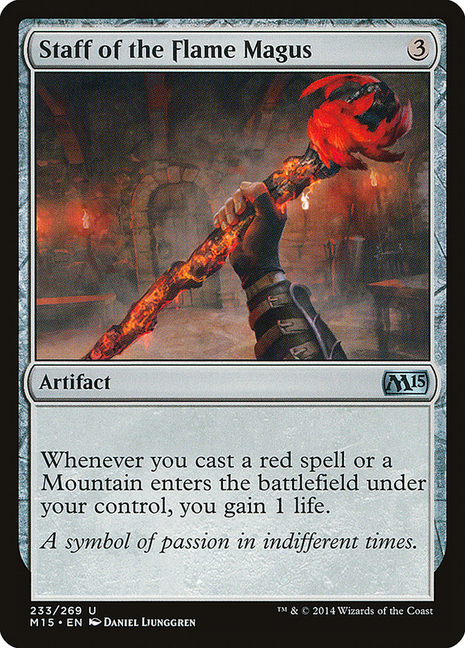 Staff of the Flame Magus [Magic 2015] | L.A. Mood Comics and Games