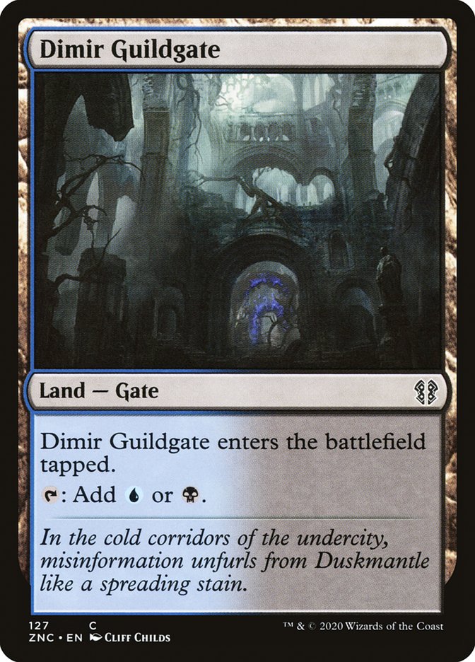 Dimir Guildgate [Zendikar Rising Commander] | L.A. Mood Comics and Games