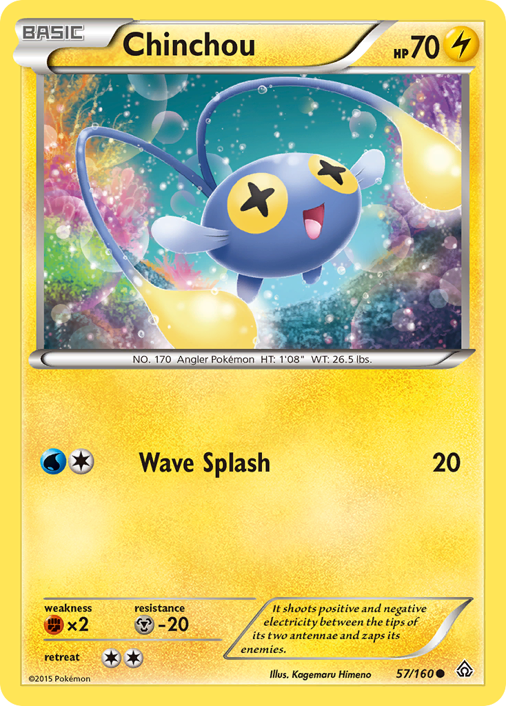 Chinchou (57/160) [XY: Primal Clash] | L.A. Mood Comics and Games