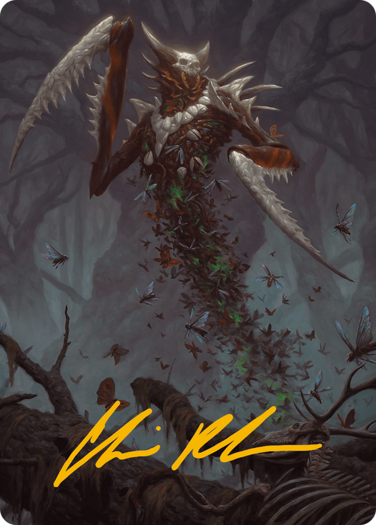 Grist, the Plague Swarm Art Card (Gold-Stamped Signature) [Modern Horizons 3 Art Series] | L.A. Mood Comics and Games