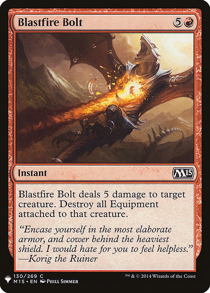Blastfire Bolt [Mystery Booster] | L.A. Mood Comics and Games