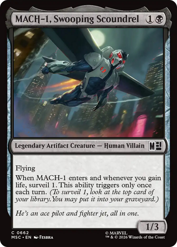 MACH-1, Swooping Scoundrel [Marvel Super Heroes Commander] | L.A. Mood Comics and Games