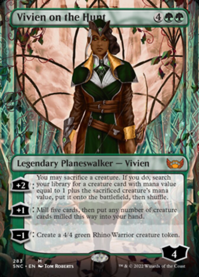 Vivien on the Hunt (Borderless) [Streets of New Capenna] | L.A. Mood Comics and Games