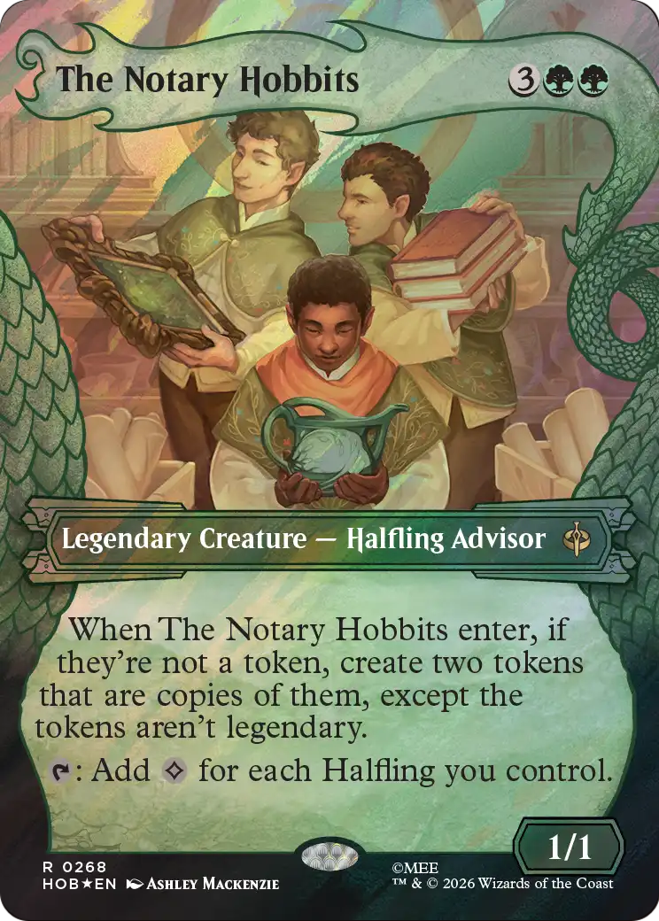 The Notary Hobbits (Showcase) (Surge Foil) [The Hobbit] | L.A. Mood Comics and Games