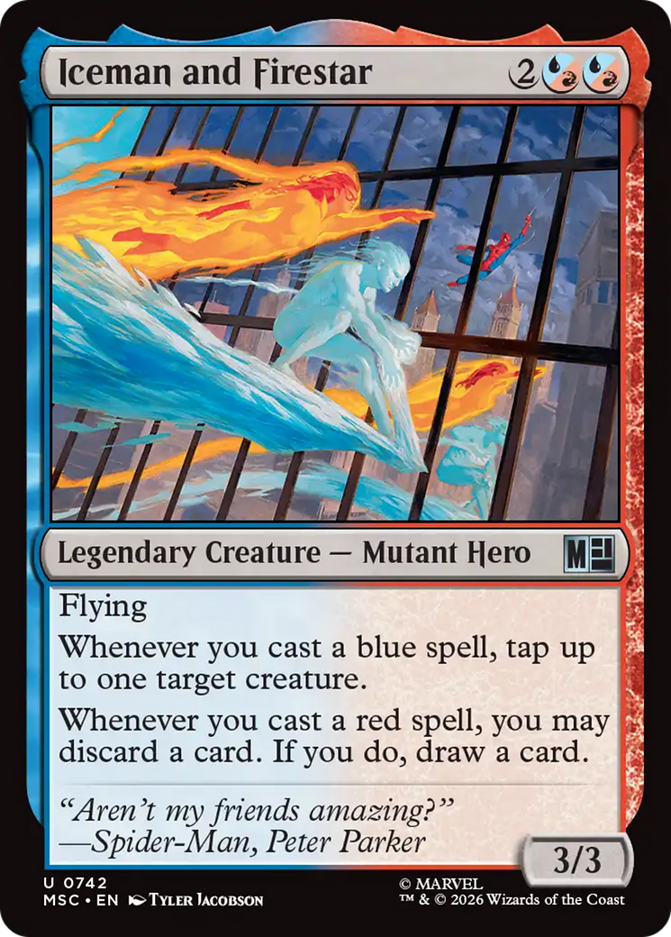 Iceman and Firestar [Marvel Super Heroes Commander] | L.A. Mood Comics and Games