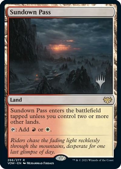Sundown Pass (Promo Pack) [Innistrad: Crimson Vow Promos] | L.A. Mood Comics and Games
