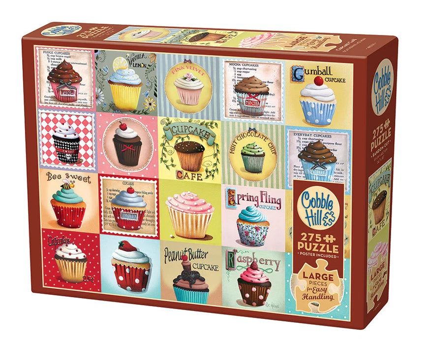 Cupcake Cafe Puzzle Easy Handling 275 piece | L.A. Mood Comics and Games
