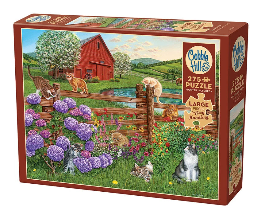 Farm Cats Puzzle Easy Handling 275 piece | L.A. Mood Comics and Games