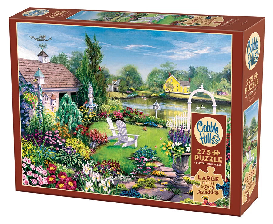 Puzzle 275pc By the Pond | L.A. Mood Comics and Games