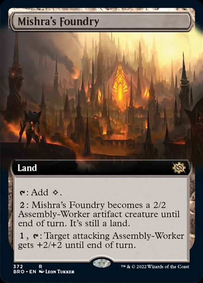 Mishra's Foundry (Extended Art) [The Brothers' War] | L.A. Mood Comics and Games