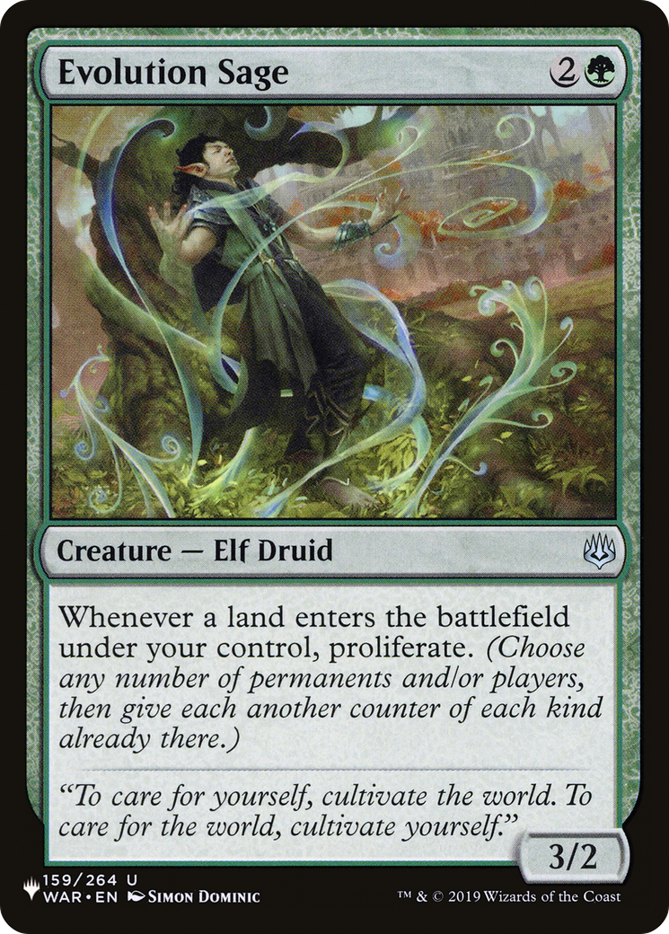 Evolution Sage [The List] | L.A. Mood Comics and Games