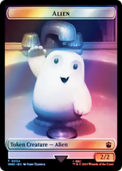 Alien // Mark of the Rani Double-Sided Token (Surge Foil) [Doctor Who Tokens] | L.A. Mood Comics and Games