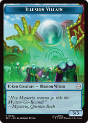 Spider // Illusion Villain Double-Sided Token [Marvel's Spider-Man Tokens] | L.A. Mood Comics and Games
