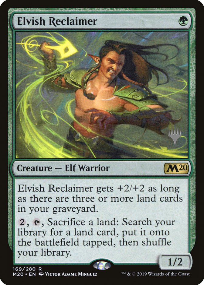Elvish Reclaimer (Promo Pack) [Core Set 2020 Promos] | L.A. Mood Comics and Games