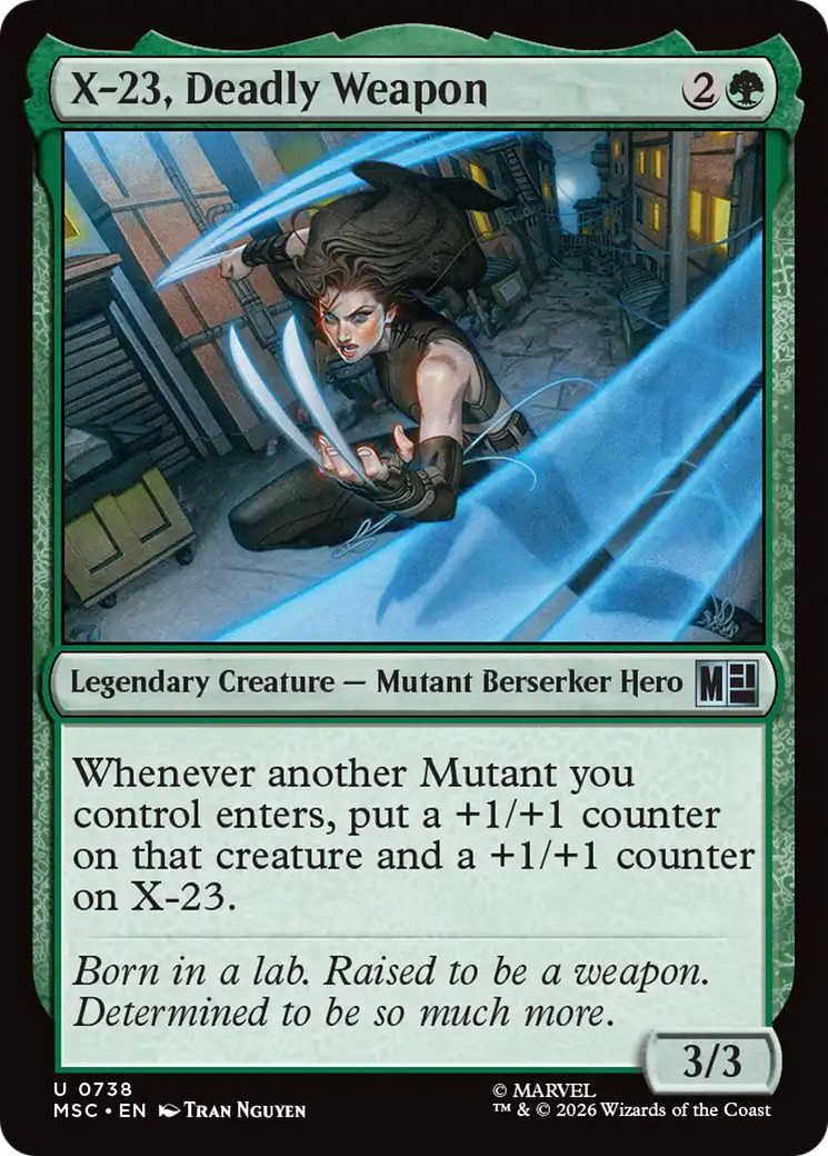 X-23, Deadly Weapon [Marvel Super Heroes Commander] | L.A. Mood Comics and Games