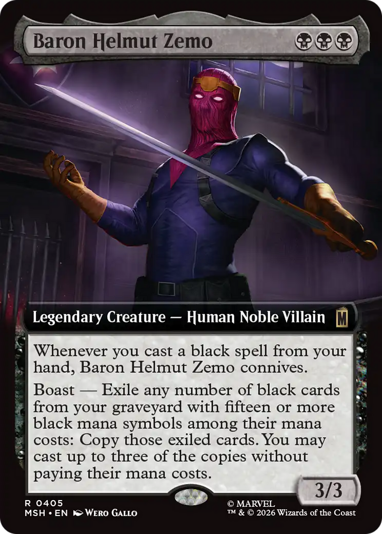 Baron Helmut Zemo (Extended Art) [Marvel Super Heroes] | L.A. Mood Comics and Games