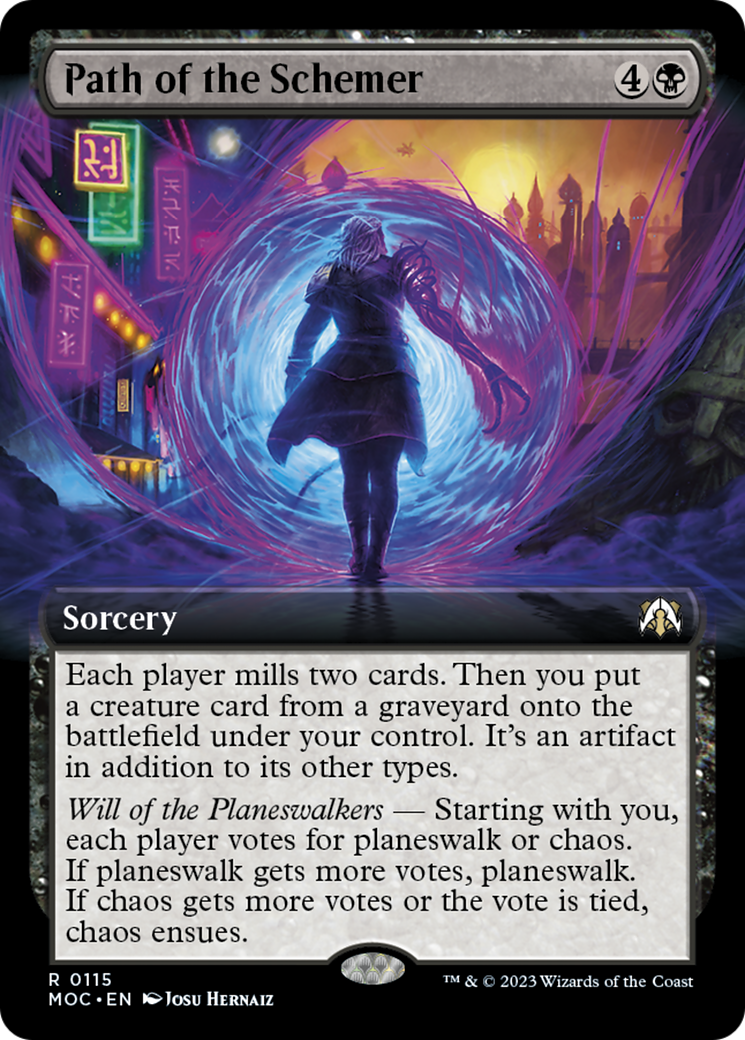 Path of the Schemer (Extended Art) [March of the Machine Commander] | L.A. Mood Comics and Games